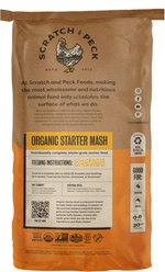 Scratch and Peck Feeds Organic Chicken & Duck Feed 20.5% Starter Mash, 25-lb bag slide 2 of 9