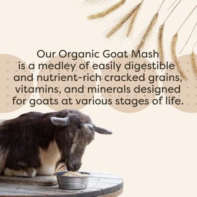 Show full view: Scratch and Peck Feeds Organic Goat Feed Whole Grain Mash, 40-lb bag slide 6 of 10