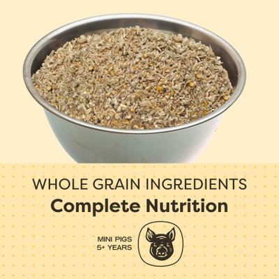 Show full view: Scratch and Peck Feeds Organic Mini Pig Adult Feed Whole Grain Mash, 25-lb bag slide 4 of 10