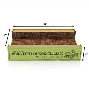 Scratch Lounge The Original Scratch Lounge Cat Toy with Catnip