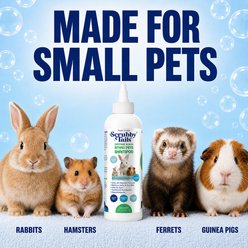 Scrubby Tails Natural Oatmeal & Aloe Vera Hypoallergenic Shampoo for Small Pets, Unscented, 8-fl oz bottle slide 2 of 8