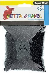 Seapora Betta Gravel, 12.3-oz, Black