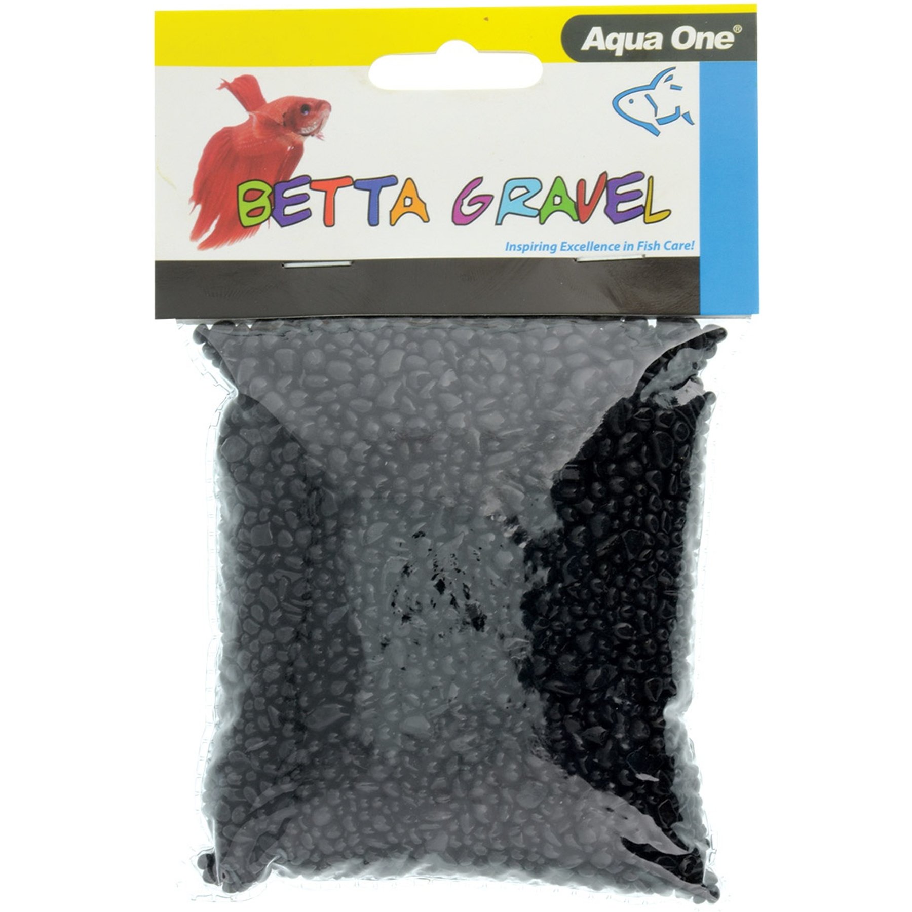 Seapora Betta Gravel, 12.3-oz, Black