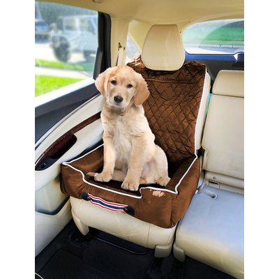 Seat Armour Seat Armour Petbed2Go Pet Bed & Car Seat Cover, Tan, Small