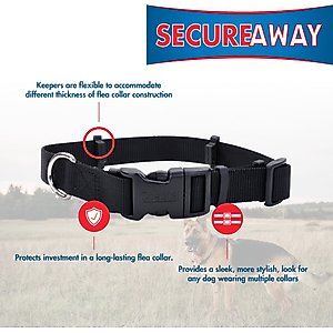 SecureAway Dog Flea Collar Protector, 14-20-in, MultiPaw