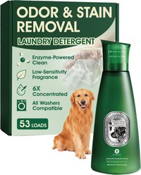 Seedshub Ultra Concentrated Odor Elimination Stain Remover Dog Laundry Detergent, Green, 27-fl oz bottle