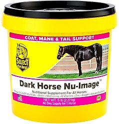 Select the Best DARK HORSE Nu-Image Horse Skin & Coat Supplement, 5-lb bucket