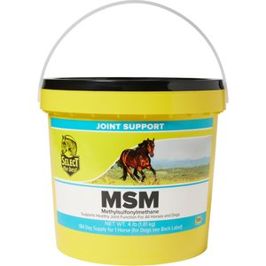 Select the Best MSM Powder Horse Joint Supplement, 4-lb bucket