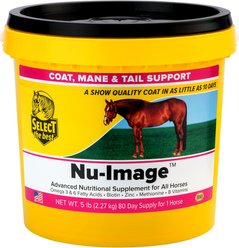 Select the Best Nu-Image Fatty Acid Nutritional Horse Supplement, 5-lb bucket