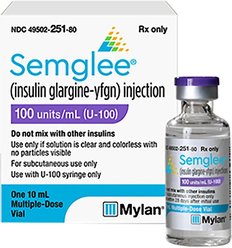 Semglee (insulin glargine-yfgn) U-100 Injectable, 10-mL multi-dose vial