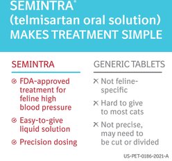 Semintra (telmisartan) Oral Solution for Cats, 10 mg/mL, 35-mL slide 2 of 9
