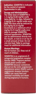 Show full view: Semintra (telmisartan) Oral Solution for Cats, 10 mg/mL, 35-mL slide 7 of 13