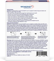 Senergy Topical Solution for Puppies & Kittens, up to 5 lbs, (Mauve Box), 3 Doses (3-mos. supply) slide 2 of 2