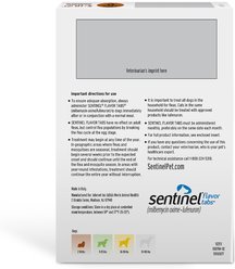 Sentinel Tablet for Dogs, 2-10 lbs, (Brown Box), 6 Tablets (6-mos. supply) slide 2 of 4