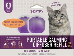 Sentry Behavior Portable Calming Diffuser Refill for Cats, 2 count