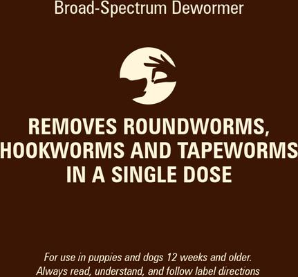 Sentry HC WormX Plus 7 Way Dewormer for Hookworms, Roundworm & Tapeworms for Small Breed Dogs