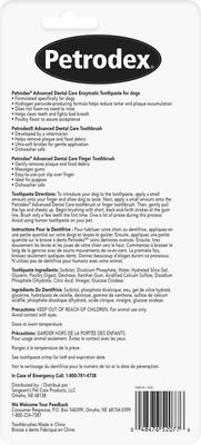 Show full view: Sentry Petrodex Advanced Care Enzymatic Chicken Flavor Dog Dental Kit slide 3 of 9