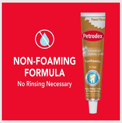 Show full view: Sentry Petrodex Advanced Care Natural Peanut Flavor Dog Toothpaste, 2.5-oz tube slide 6 of 10