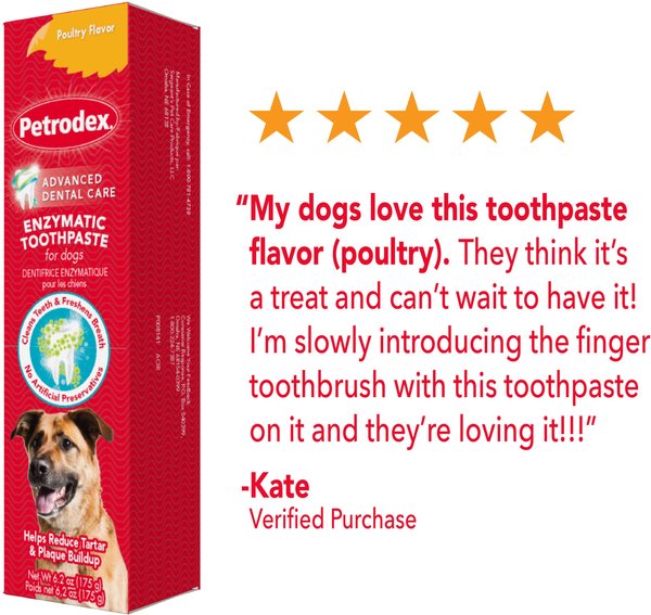 Sentry Petrodex Veterinary Strength Enzymatic Poultry Flavor Dog Toothpaste