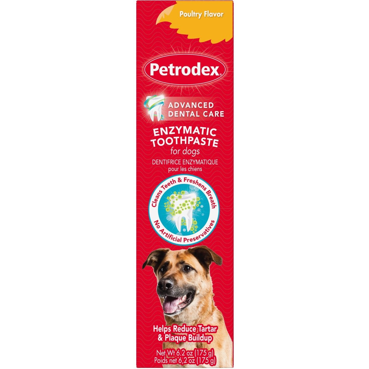 Sentry Petrodex Enzymatic Poultry Dog Toothpaste, 6.2-oz