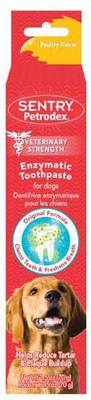 Show full view: Sentry Petrodex Veterinary Strength Enzymatic Poultry Flavor Toothpaste, 6.2-oz + Vet's Best Fingerbrush Dog Toothbrush, 10 count slide 2 of 9
