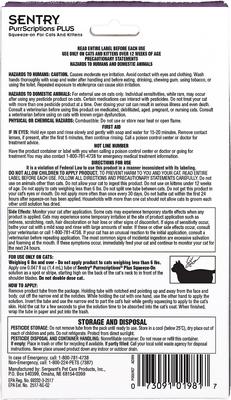 Show full view: Sentry PurrScriptions Flea & Tick Spot Treatment for Cats, over 6 lbs, 3 Doses (3-mos. supply) slide 2 of 7