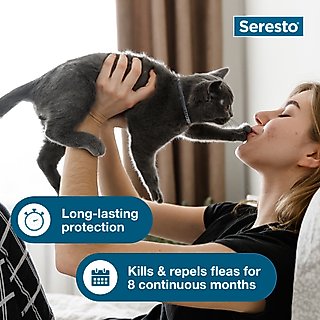 Seresto Flea & Tick Collar for Cats, 1 Collar (8-mos. supply) slide 6 of 7