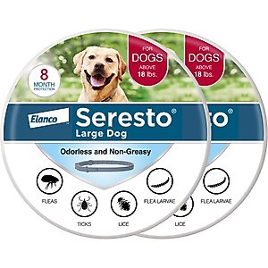 Seresto Flea & Tick Collar for Dogs, over 18 lbs