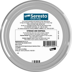 Seresto Flea & Tick Collar for Dogs, up to 18-lbs, 1 Collar (8-mos. supply) slide 2 of 7