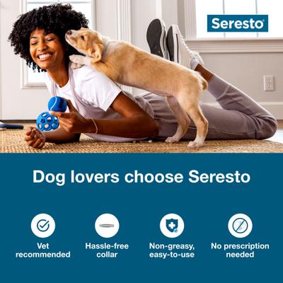 Seresto Flea & Tick Collar for Dogs, up to 18 lbs