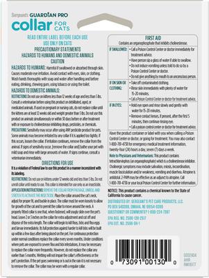 Show full view: Sergeant's Guardian Pro Flea & Tick Cat Collar slide 2 of 7
