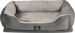 Serta Orthopedic Cuddler Cat & Dog Bed, Charcoal slide 2 of 3
