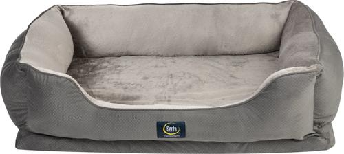 Show full view: Serta Orthopedic Cuddler Cat & Dog Bed, Charcoal slide 2 of 4