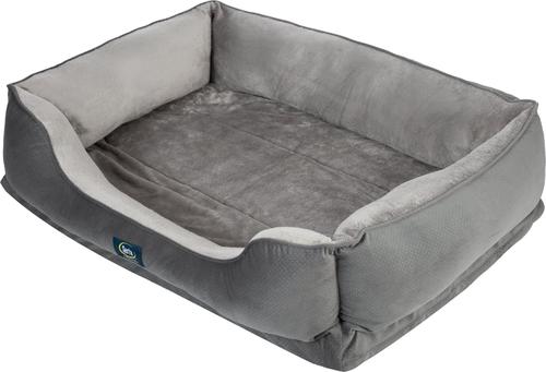 Show full view: Serta Orthopedic Cuddler Cat & Dog Bed, Charcoal slide 3 of 4