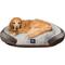 Show in main carousel: Serta Oval Couch Cat & Dog Bed, Gray, Large slide 1 of 4