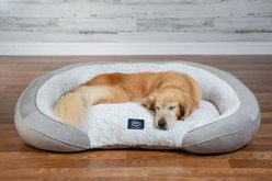 Serta Oval Couch Cat & Dog Bed, Gray, X-Large
