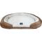 Show in main carousel: Serta Oval Couch Cat & Dog Bed, Taupe, X-Large slide 2 of 4