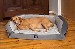 Serta Quilted Couch Cat & Dog Bed, X-Large, Gray