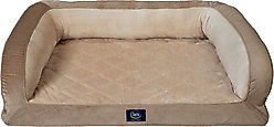 Serta Quilted Couch Cat & Dog Bed, X-Large, Tan slide 2 of 5