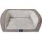Show in main carousel: Serta Quilted Orthopedic Bolster Dog Bed with Removable Cover, Gray, Petite slide 2 of 6