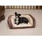 Show in main carousel: Serta Quilted Orthopedic Bolster Dog Bed with Removable Cover, Mocha, Petite slide 1 of 6