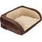 Show in main carousel: Serta Quilted Orthopedic Bolster Dog Bed with Removable Cover, Mocha, Petite slide 3 of 6