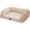 Show in main carousel: Serta Quilted Orthopedic Bolster Dog Bed with Removable Cover, Tan, Large slide 2 of 8