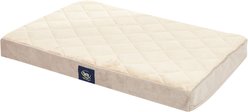 Serta Quilted Orthopedic Pillowtop Dog Bed with Removable Cover, Grey, Large slide 2 of 6