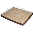 Show in main carousel: Serta Quilted Orthopedic Pillowtop Dog Bed with Removable Cover, Mocha, X-Large slide 4 of 7