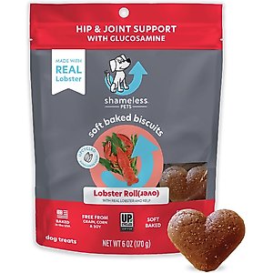 Shameless Pets Lobster Soft Baked Dog Treats, 6-oz bag