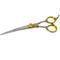 Show in main carousel: Sharf Gold Touch 7.5" Straight, 6.5" Thinning & 7.5" Curved Scissors Pet Grooming Shear Kit slide 6 of 7