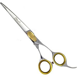Sharf Gold Touch 7.5" Straight & 7.5" Curved Scissors Pet Grooming Shear Kit