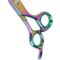 Show in main carousel: Sharf Gold Touch Rainbow 7.5" Straight & 6.5" Thinning Scissors Pet Grooming Shear Kit slide 6 of 8