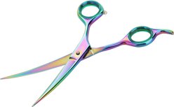 Sharf Gold Touch Rainbow Curved Pet Grooming Shear, 6.5-in slide 2 of 6